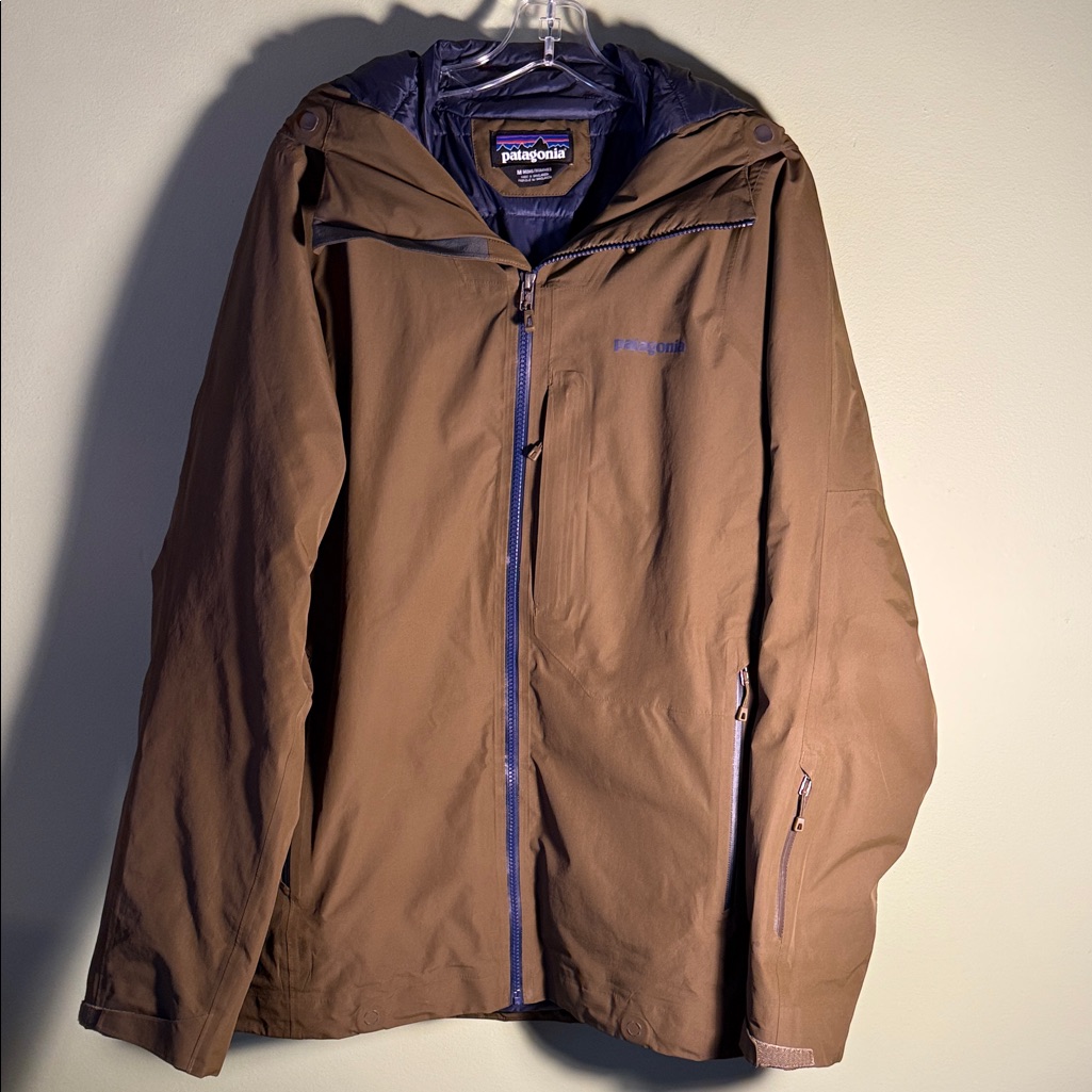 Patagonia Men's Primo Down Jacket With Blue Accents M